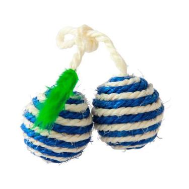 Imagem de Brinquedo Nabi 2 Bolinhas para Gatos - Napi