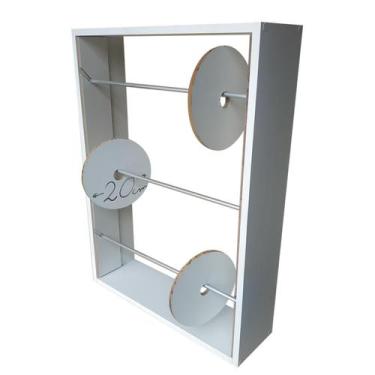 Imagem de Expositor De Rolos De Fitas Laços E Viés Até 20Cm Diâmetro - Campos Mo