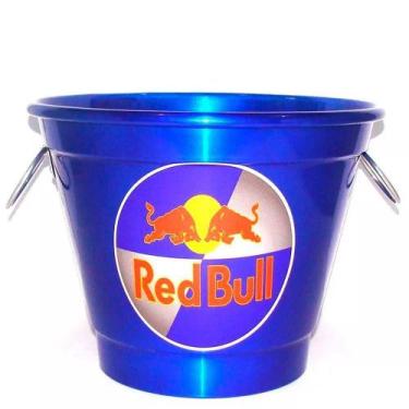 Imagem de Balde De Gelo Térmico Em Alumínio 6,5L Red Bull - Retrofenna Decor, Al