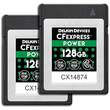 Imagem de Delkin Dispositivos de 128 GB Power CFexpress™ Tipo B Cartões de Memória (2 peças)