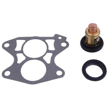 Imagem de LSSOCH Kit de termostato para motor de barco 6E5-12411-30-00 18-3540 688-12411-11-00 6H3-12411-11-00 Compatível com Yamaha 25MSH 0409 Z200TXRD 2005 Parsun Makara 2-Strops ke 3HP 15 HP 25HP 30HP
