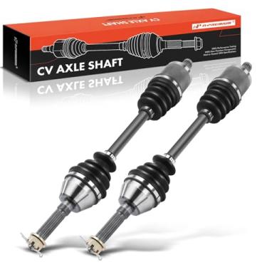 Imagem de A-Premium Par (2) Conjunto de eixo CV dianteiro compatível com Polaris Sportsman 400 450 500 700 800, Sportsman X2 500 700 800, 2006-2012, lado esquerdo e direito, substituição # 1332501, 1332881,