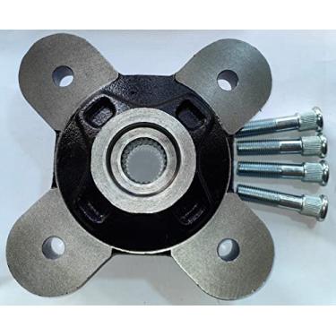 Imagem de Cubo de roda esquerdo e direito do eixo dianteiro e traseiro 5139265-067 5138412-067 com parafusos de substituição para Polaris RZR XP 4 1000 e XP Turbo 2016 2017 UTV