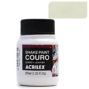 Imagem de Tinta Pinta Couro Shake Paint Acrilex 37ml Natural Sintético, Branco