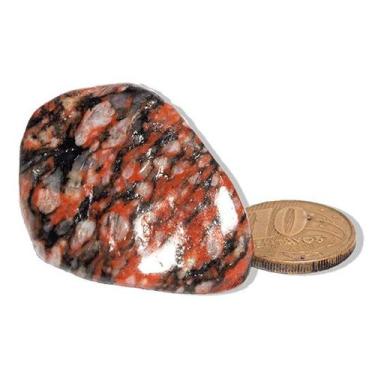Imagem de 01 Unakita Brasileira Rolado Pedra Natural 30 a 40mm Tipo B - Cristais