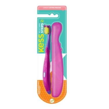 Imagem de Escova Dental Steps Kess Belliz Rosa Cod.2041 - BELLIZ COMPANY