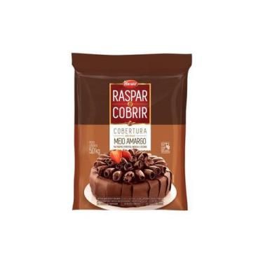 Imagem de Cobertura de chocolate meio amargo raspar e cobrir 5kg - harald