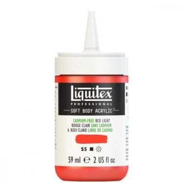 Imagem de Tinta Acrílica Liquitex Soft Body 59ml S5 893 Cadmium Free Red Light
