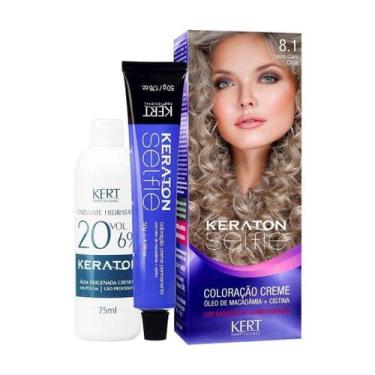 Imagem de Coloração Keraton Selfie 8.1 Louro Claro Cinza - Kert
