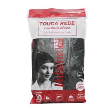 Imagem de Touca Rede Preta Tamanho Único 10 uni - Vabene