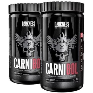 Imagem de Whey protein proteina de carne dk carnibol sabor chocolate 900g - INTE