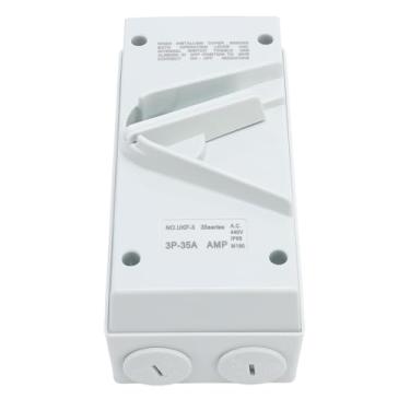 Imagem de ABS IP65 do Interruptor de Desconexão do Motor Fechado de Alta Tensão de 3 Polos para o Uso Industrial Central Elétrica do Aeroporto AC440V 35A