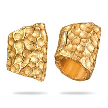 Imagem de Casvort 2 peças hipoalergênicas de aço inoxidável 316 00 g para lóbulo esticado, alargadores de orelha simples para pesos, brincos de pressão, piercing de cartilagem, joia de piercing corporal, Metal,