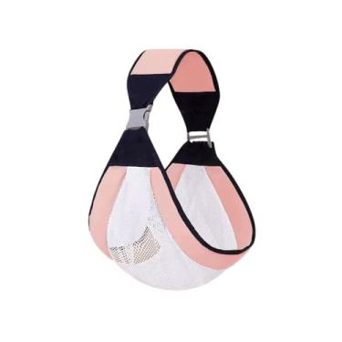 Imagem de Sling Canguru Carrega Bebê Compacto Leve Ajustável Ergonômico (Rosa)