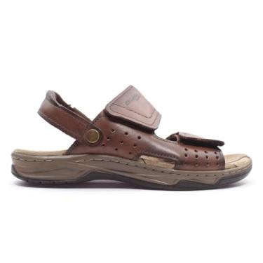 Imagem de Sandalia Masculina Pegada Anilina Pinhao (Pinhão, BR, Adulto, Numérico, 42)