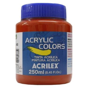Imagem de Tinta Acrylic Colors 250ml G1 343-verm.C.Cl Acrilex, 343 - VERMELHO DE