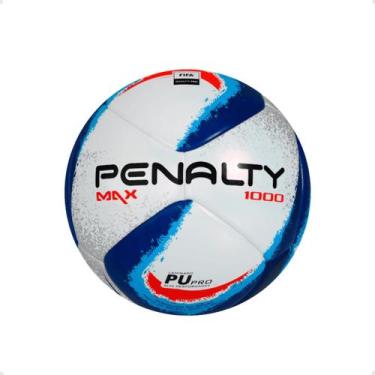 Imagem de Bola Esportiva Indoor Penalty Max 1000 Branca, Bc, Az, Vm, UN