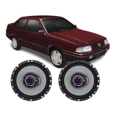 Imagem de Kit Alto Falante Pioneer Porta Dianteira Vw Santana 100w Par, Preto