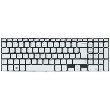 Imagem de Teclado para Notebook Samsung NP270E5G-KEWBR - BestBattery, Branco