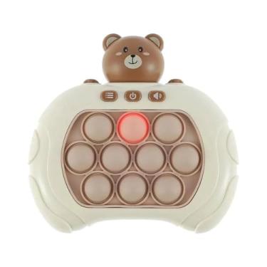 Imagem de Pop It Game Push Console Eletrônico Memória Brinquedo (MARROM)