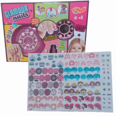 Imagem de Kit Para Decorar Unha Infantil Com Adesivos 48663 Toyng