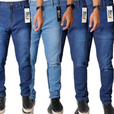 Imagem de Calça Jeans Masculina Skinny Elastano Atacado  Barato - MVA JEANS, Jea