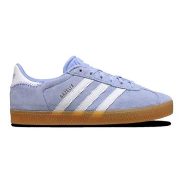Imagem de adidas Tênis unissex infantil Gazelle, Céu claro/azul brilhante/branco, 21