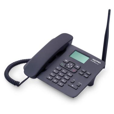 Imagem de Telefone Celular Rural Fixo De Mesa Quadriband 850/900/1800/1900 Mhz Dual Chip Ca-42s