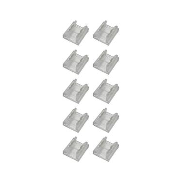 Imagem de Kit 10 Emendas Conector Astraled Reto Para Fita De Led 8mm Em-032
