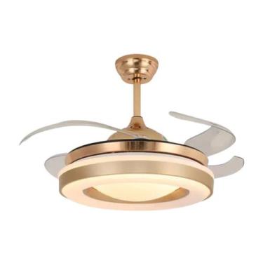 Imagem de Ventilador e Lustre de Teto Retratil 1372 Bluetooth - T&A PROLED