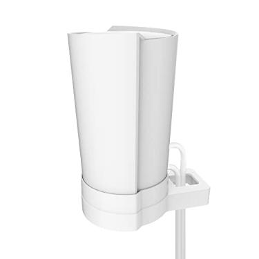 Imagem de BANGCHEER Suporte De Parede Para Tp-Link, Deco X90/X95/Xe200 Wifi 6 Com Organizador Cabos, Sistema Malha Doméstica, Resistente E Compacto Roteador Branco, Pacote 1 Unidade