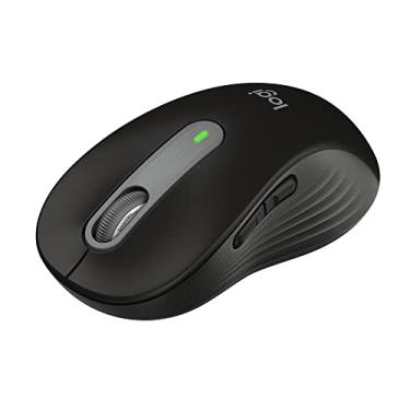 Imagem de Logitech Mouse sem fio Signature M650 - para mãos de tamanho pequeno a médio, bateria de 2 anos, cliques silenciosos, botões laterais personalizáveis, Bluetooth, compatibilidade com vários