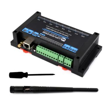 Imagem de Waveshare ESP32-S3-ETH-8DI-8RO (porta de rede comum), módulo de relé WiFi industrial 8-Ch ESP32-S3, interface RS485 isolada, processador Xtensa 32-Bit LX7 de 2 núcleos, até 240 MHz, proteção