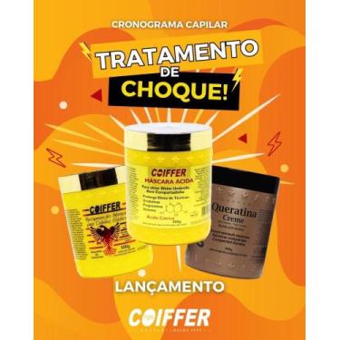 Imagem de Kit cronograma tratamento de choque coiffer 3 mascaras