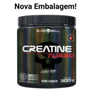 Imagem de Creatina Turbo pote Black Skull, 300g