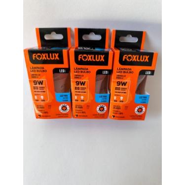 Imagem de Lâmpada Led bulbo 9w branca 3 un - Foxlux