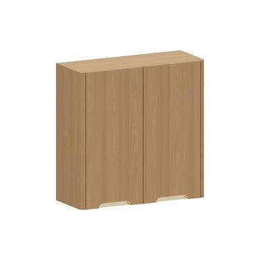 Imagem de Armário Aéreo Para Cozinha 80cm 2 Portas Lúmina Luciane Móve Freijó/freijó