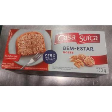 Imagem de Bolo Bem Estar Nozes Zero Açucar Casa Suiça 280g - Casa Suíça
