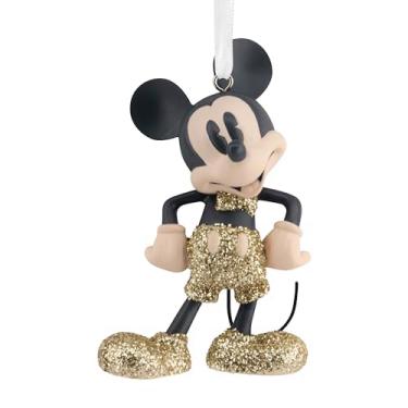 Imagem de Hallmark Enfeite de Natal cintilante do Mickey Mouse da Disney, presentes para fãs da Disney