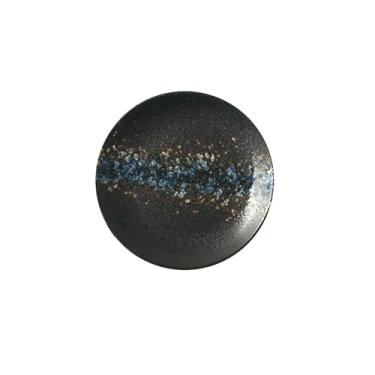 Imagem de 2 peças/pratos domésticos pequenos de cerâmica estilo japonês Pratos criativos de temperos para lanches - coloridos