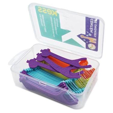 Imagem de Fio dental individual kess kids pote com 36 unidades 2509