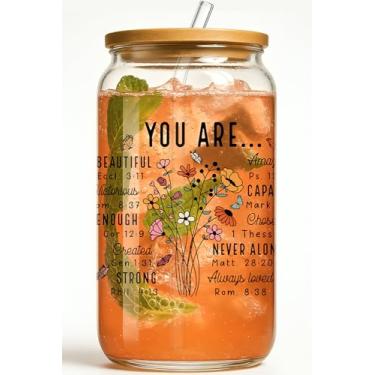 Imagem de Presentes cristãos para mulheres, presentes de confirmação para meninas adolescentes com versículos da Bíblia, presente religioso inspirador para ela, mãe, filha, irmã, amigas, presente de aniversário