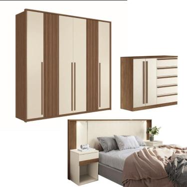 Imagem de Jogo De Quarto Completo Lucyla Jatoba Areia