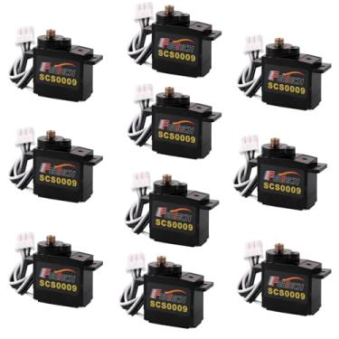 Imagem de RCmall 10PCS Feetech SCS009 21g Micro Servo 2.3kg 6V Serial Bus Servo Metal Gearbox Servos for RC Cars/Robot/Helicopter/STEM