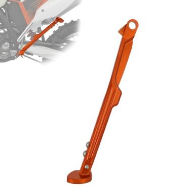 Imagem de BAOUFF Suporte de bicicleta Dirt Bike, ajustável 6061 alumínio para motocicleta, suporte lateral para XC/XCF 23-24, EXC/EXCF/XCW/XCF-W/XW-F 24, FX/TX 23-24, TE/FE 24, GasGas EX/EX F/ES/EW 24-Laranja