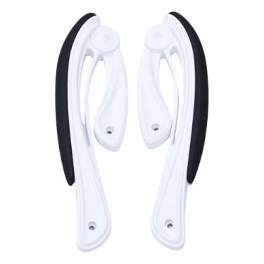 Imagem de Xgdsnly 2 peças de apoios de braço para cadeira de escritório com design ergonômico para a maioria cadeiras gamer, almofadas de reposição para braços