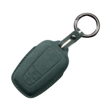 Imagem de Capa De Chave De Couro Para Toyota Prius Camry Corolla CHR C-HR RAV4 L
