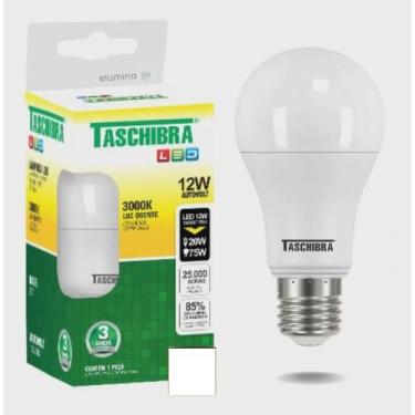 Imagem de Lâmpada LED Bulbo Taschibra 12W 3000K Bivolt Soquete E27 Ref. 11080472