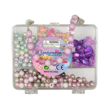 Imagem de Kit Pulseira Maleta de Miçangas diversas - Toys import J24113141