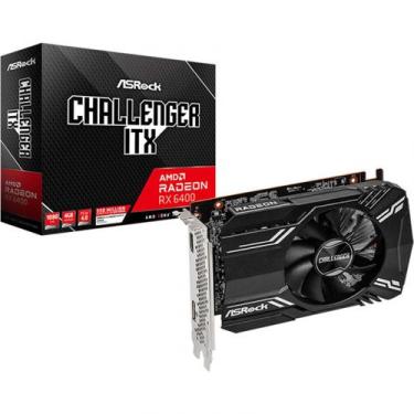 Imagem de Gpu ASROCK AMD Radeon RX 6400 Challenger ITX 4G 64 BITS (RX6400 CLI 4G